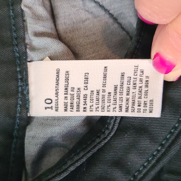 AE dark green skinny jeggings - Picture 3 of 5